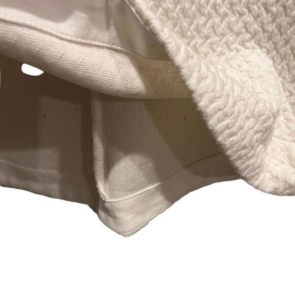 Max Studio Women's M Cream Waffle Knit Scoop Neck Tunic Top - Picture 8 of 8